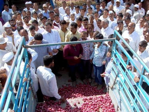 NCCF procured 2826 tonnes of onion from farmers; The state has the highest share | शेतकऱ्यांकडून एनसीसीएफने खरेदी केला २८२६ टन कांदा